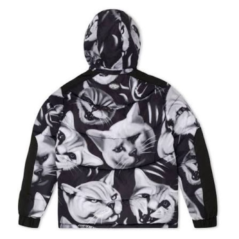 Ripndip Black and White Cat Print Jacket